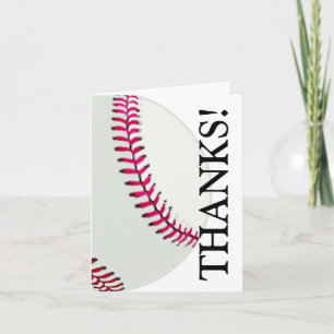 Baseball- eller softballtack tack kort