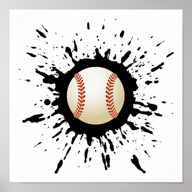 Baseball Explosion Poster (Framsidan)