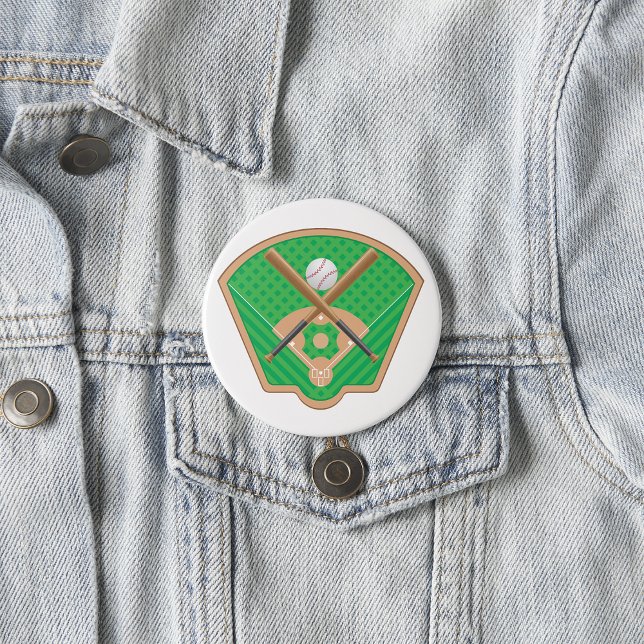 Baseball Fält Button Knapp (Skapare uppladdad)
