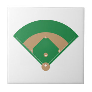 Baseball Fält Kakelplatta