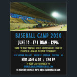 Baseball Fält landskap, Baseball Camp Advert Reklamblad<br><div class="desc">Baseball Fält landskap,  reklamfällor från kaseball Camp från Affärskortet Store.</div>
