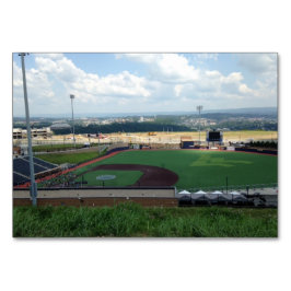 Baseball fält läser flashkort för vuxnor bordsnummer