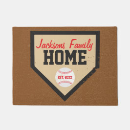 Baseball Family Home Plate Namn och Year