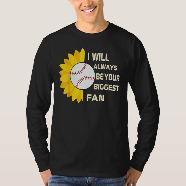 Baseball fan  for girlfriend boyfriend dad son mom t shirt (Framsida)