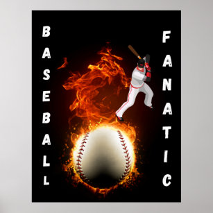Baseball Fanatic Poster