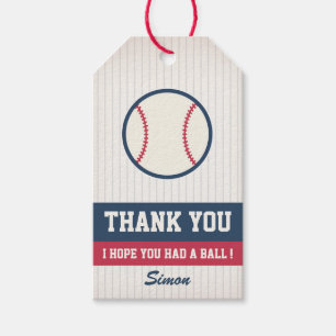 Baseball-favorittagg Presentetikett
