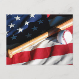 Baseball-, fladdermöss- och amerikanska vykort