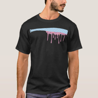 Baseball Fladdermus Drift för Boys Ice Cream Spink T Shirt