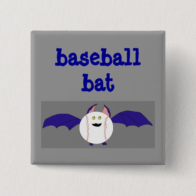 Baseball Fladdermus-stift Knapp (Framsida)