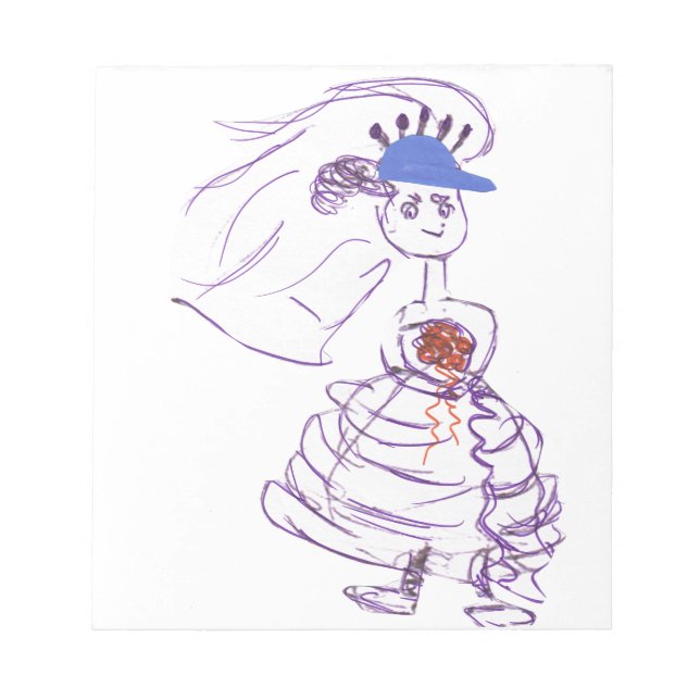 Baseball Fläkt Bride Anteckningsblock (Framsida)