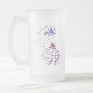 Baseball Fläkt Bride Frostat Ölglas