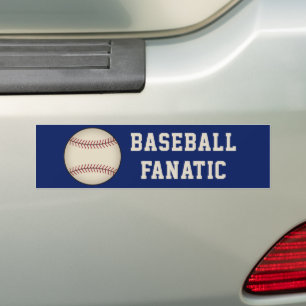 Baseball Fläkt Bumper Sticker Bildekal