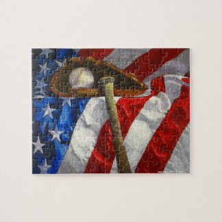 Baseball Fläkt, Jigszle Puzzle Pussel