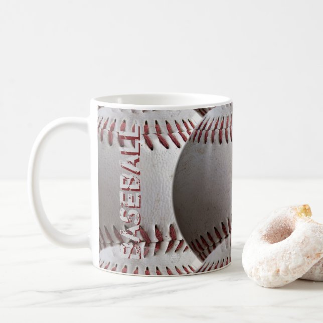 Baseball Fläkt Kaffemugg (Med munk)