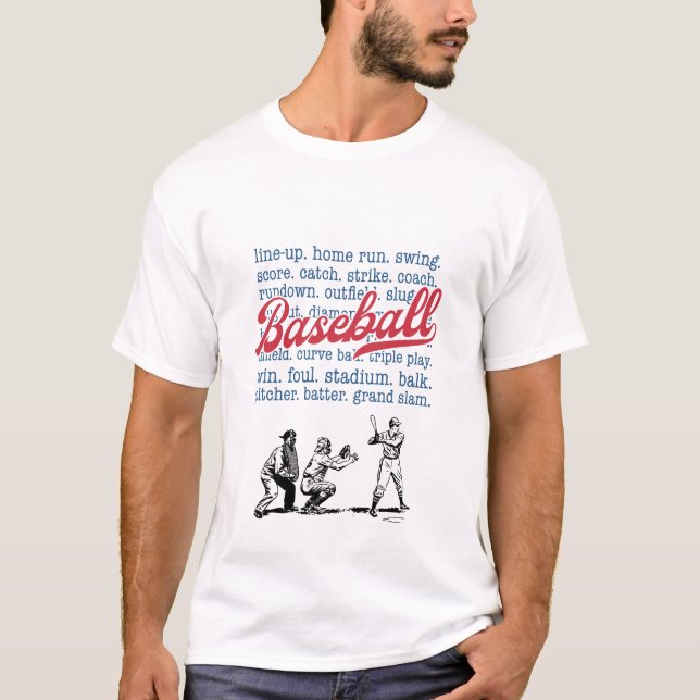 Baseball Fläkt Shirt T (Framsida)