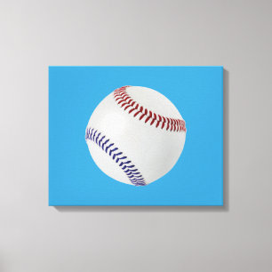 Baseball Fläkt-tastic_Färg Snöre_nb_r Canvastryck