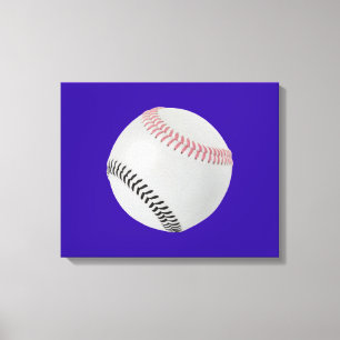 Baseball Fläkt-tastic_Färg Snöre_pk_bk Canvastryck