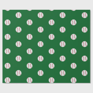 Baseball Fläkt Wrapping Papper Presentpapper