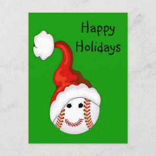 Baseball fläktar jul helg vykort