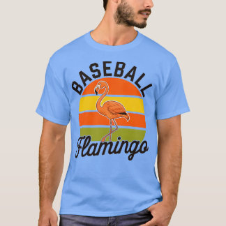 Baseball Flamingo T Shirt