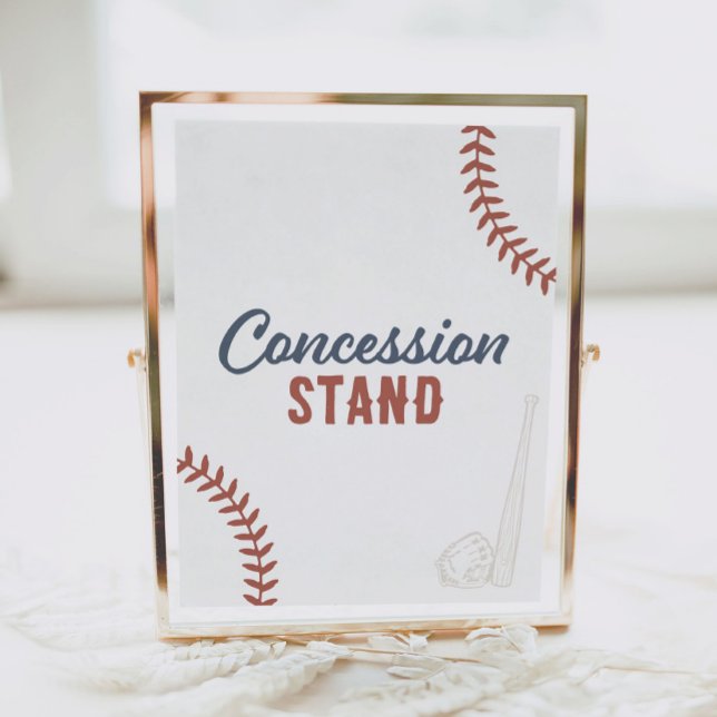 Baseball Födelsedagsfest Concession stand Poster (Skapare uppladdad)