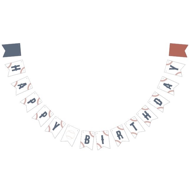 Baseball Födelsedagsfest Vimplar (Alla)