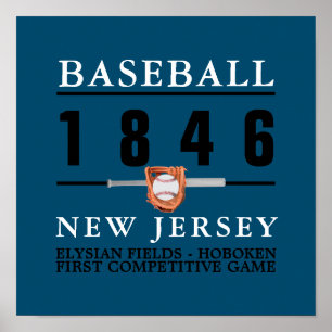 Baseball, första tävlingsspel poster