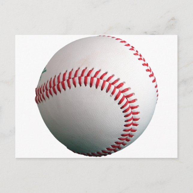 Baseball fullständigt Customizeable Vykort (Framsida)