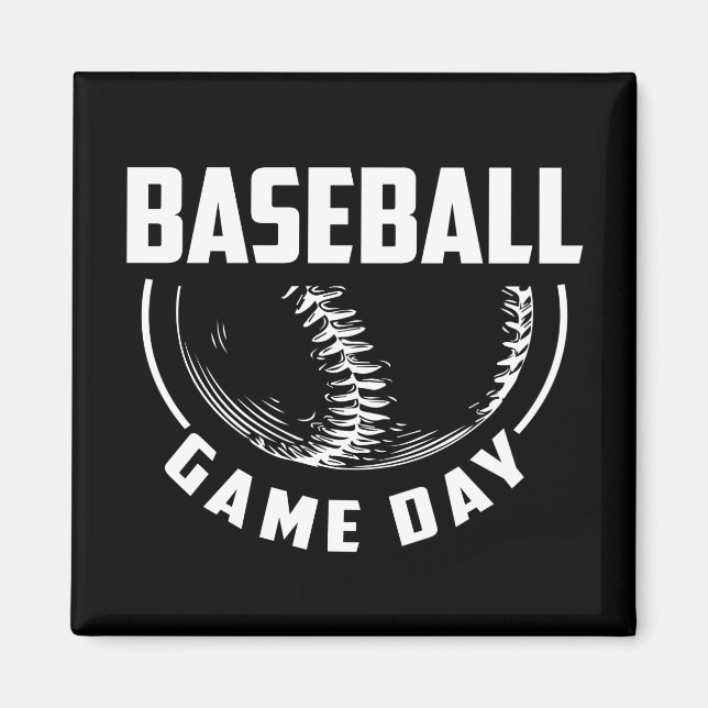 Baseball Game Day Magnet (Framsidan)