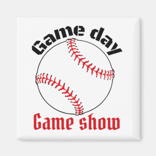 Baseball Game Day-spel Magnet