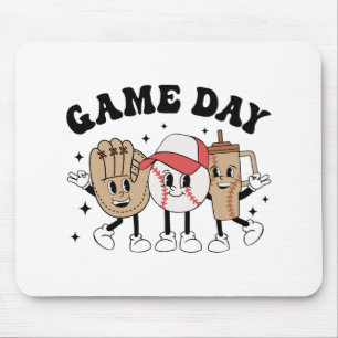 Baseball Game Day Vintage Mors dag Women Manar Ki Musmatta