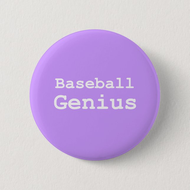 Baseball Genius Gifts Knapp (Framsida)