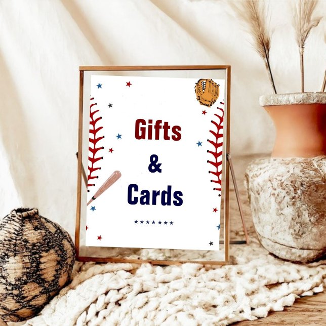 Baseball Gift and Card Birthday Baby Shower-favori Poster (Skapare uppladdad)