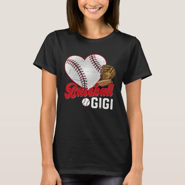 Baseball Gigi Baseball  Cute Mother s Day Girl Wom T Shirt (Framsida)