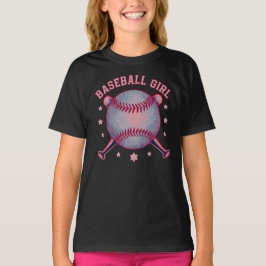 Baseball Girl Baseball Älskare Gift T Shirt
