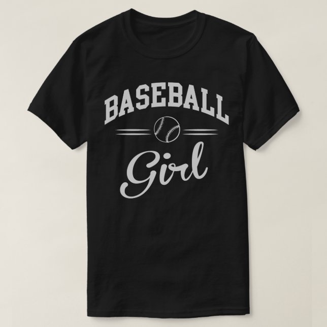 Baseball Girl T Shirt (Design framsida)