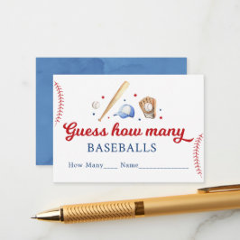 Baseball gissar hur många födelsedag tilläggskort