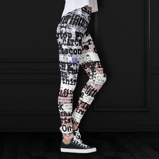 Baseball Glory | Grunge American Flagga Grunge Leggings (Skapare uppladdad)