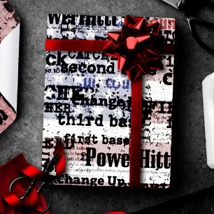 Baseball Glory Grunge American Flagga Grunge Presentpapper