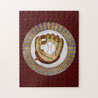 Baseball Glove Jigszawa Puzzle - sporttemaspel Pussel