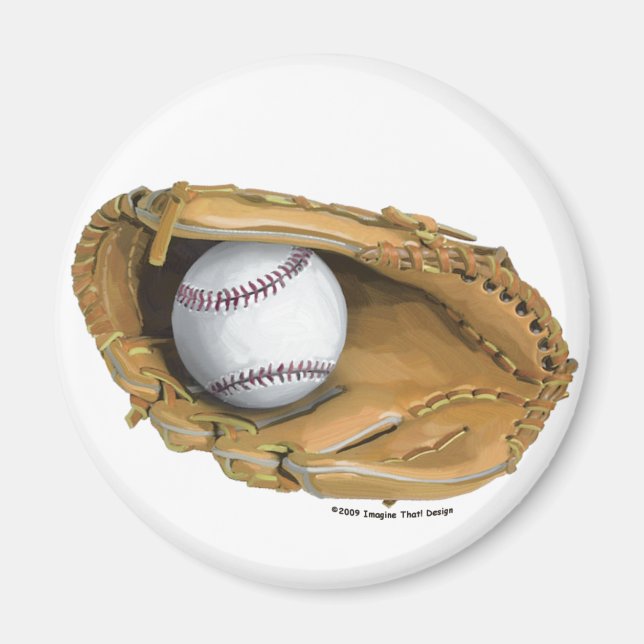 Baseball Glove Magnet (Framsidan)