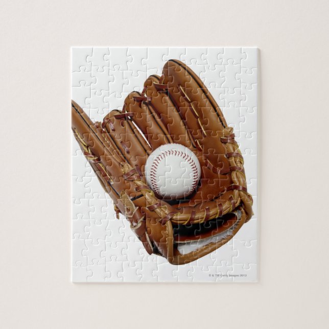 Baseball Glove och Boll Pussel (Vertikal)