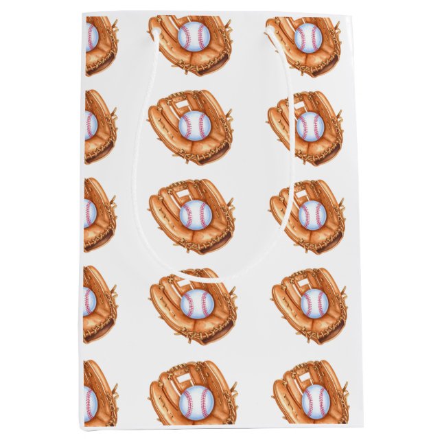 Baseball & Glove Seamless Mönster (Framsidan)