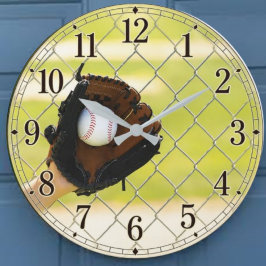 Baseball Glove Vintage Catcher's Mitt Sports Stor Klocka