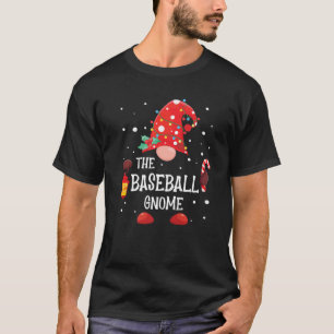 Baseball Gnome matchar familjens julgrumling T Shirt