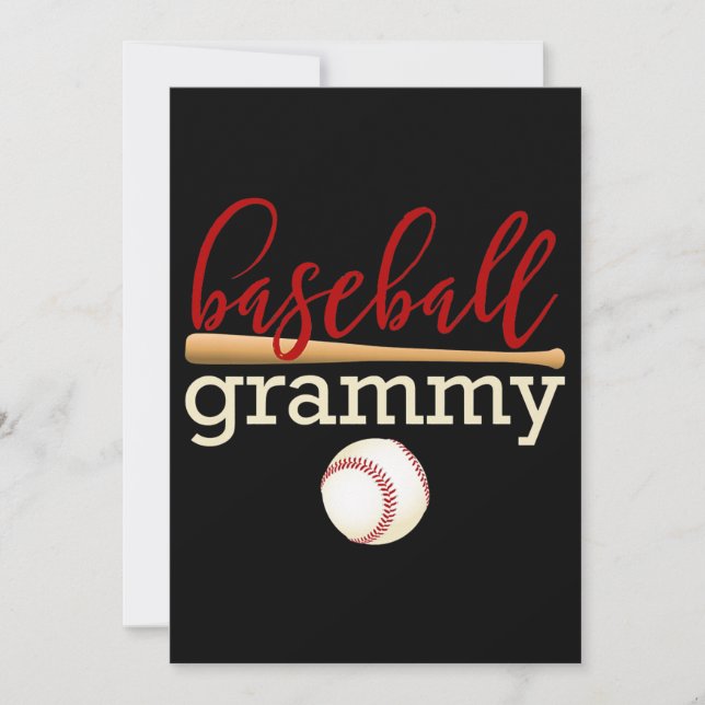 Baseball Grammy Family Baseball Spara Datumet (Framsida)
