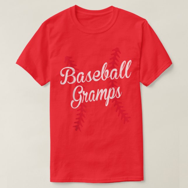 Baseball Gramps T Shirt (Design framsida)