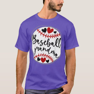 Baseball Grandma For Grandma Women Mors dag T Shirt