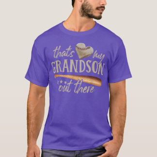 Baseball Grandma som är min morson där ute  T Shirt
