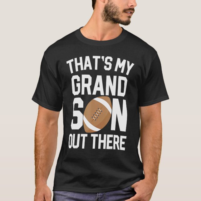 baseball grandma  that's my grandson out there foo t shirt (Framsida)